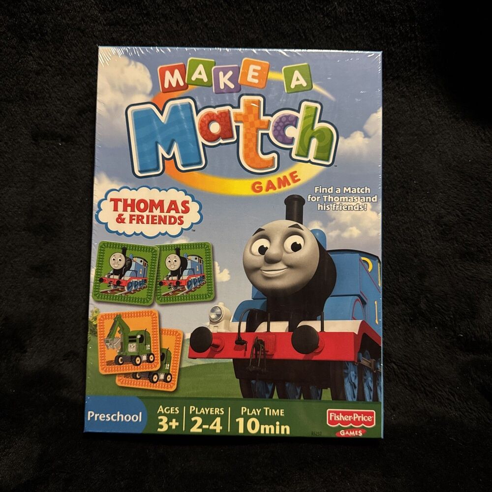 Thomas & Friends Make A Match Game Preschool Fisher-Price 2-4 Players NEW SEALED